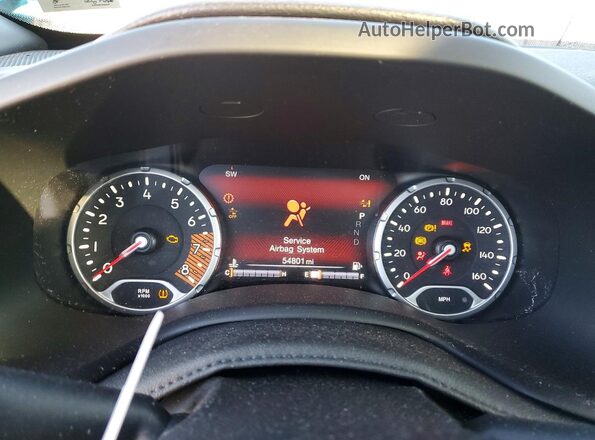 ZACNJDBB3MPM82534 2021 JEEP RENEGADE Turquoise Instrument cluster view