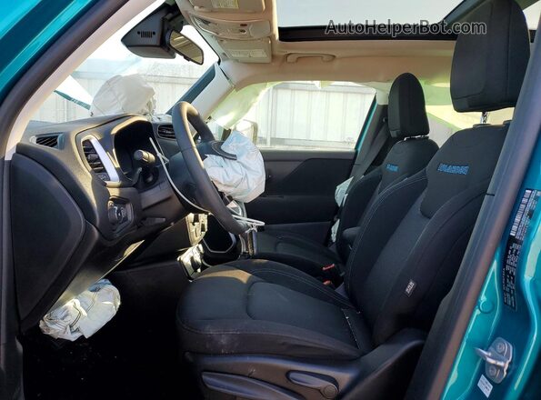 ZACNJDBB3MPM82534 2021 JEEP RENEGADE Turquoise Front interior view