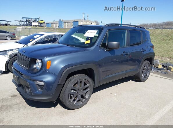 ZACNJDBB6MPM63475 2021 JEEP RENEGADE Gray Front left
