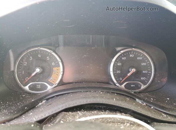 ZACNJDBB7MPM45938 2021 JEEP RENEGADE Gray Instrument cluster view