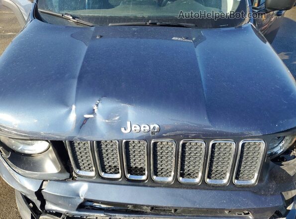 ZACNJDBB7MPM75246 2021 JEEP RENEGADE Blue Вид підкапотного простору