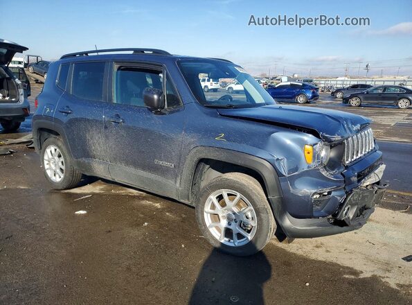 ZACNJDBB7MPM75246 2021 JEEP RENEGADE Blue Передня права чверть