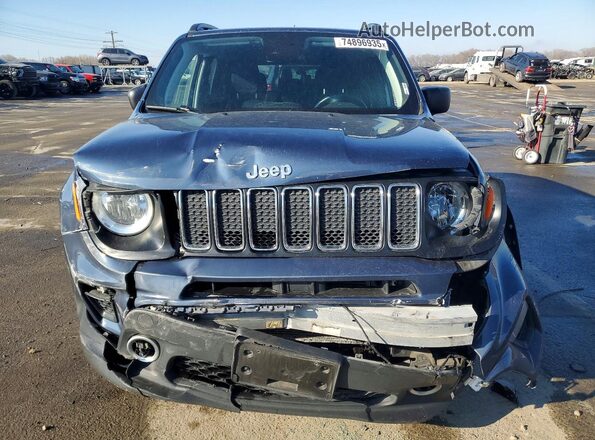 ZACNJDBB7MPM75246 2021 JEEP RENEGADE Blue Вид спереду