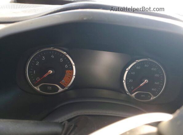 ZACNJDBB7MPM75246 2021 JEEP RENEGADE Blue Вид щитка приладів