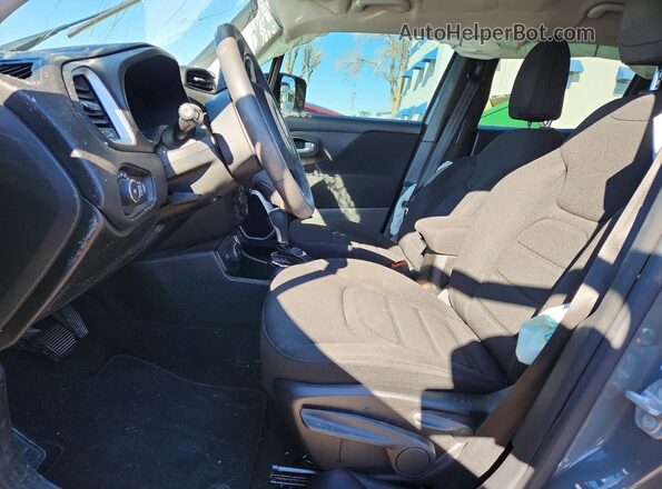 ZACNJDBB7MPN14322 2021 JEEP RENEGADE Gray წინა სალონის ხედი