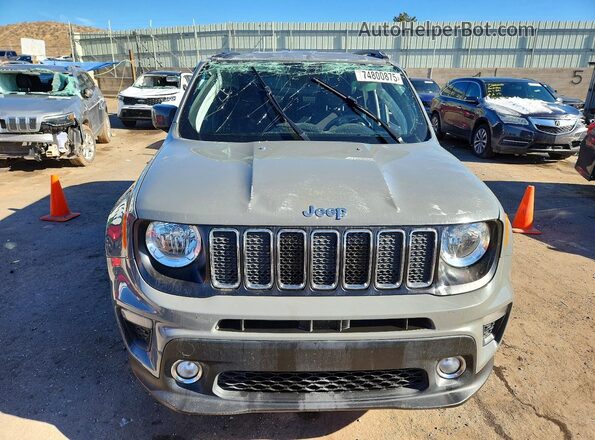ZACNJDBB7MPN14322 2021 JEEP RENEGADE Gray წინა ხედი
