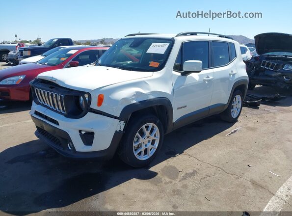 ZACNJDBB8MPN10103 2021 JEEP RENEGADE White Vista tres cuartos delantera izquierda