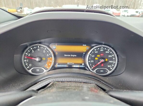 ZACNJDBBXMPM27627 2021 JEEP RENEGADE White Вид щитка приладів