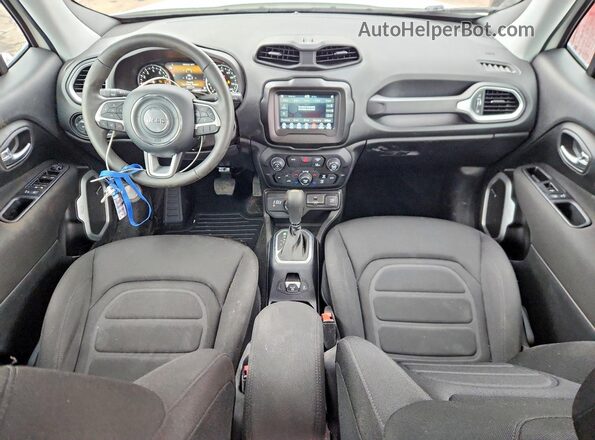 ZACNJDBBXMPM27627 2021 JEEP RENEGADE White Вид панелі приладів