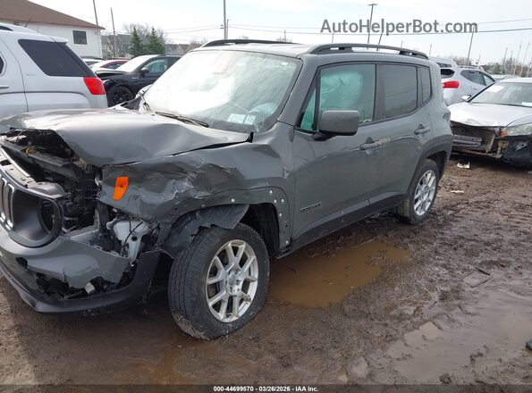 ZACNJDBBXMPM55556 2021 JEEP RENEGADE Gray Vista tres cuartos delantera izquierda