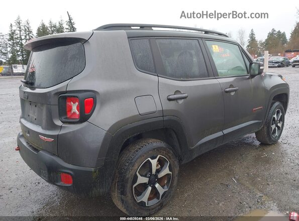 ZACNJDC10MPM97899 2021 JEEP RENEGADE Gray Trasero derecho