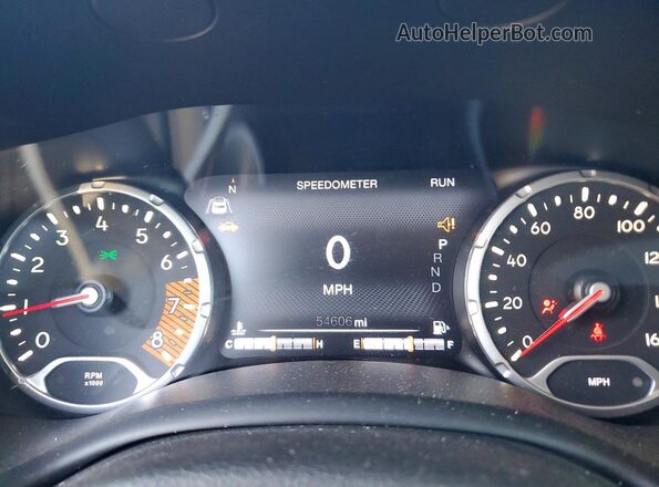 ZACNJDC11MPM51322 2021 JEEP RENEGADE Green ხელსაწყოთა პანელის ხედი