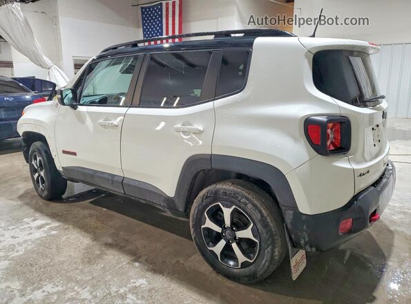 ZACNJDC12MPM40619 2021 JEEP RENEGADE White უკანა მარცხენა