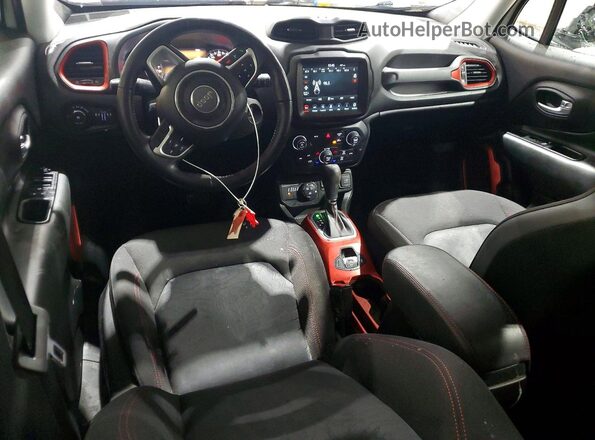 ZACNJDC12MPM40619 2021 JEEP RENEGADE White წინა პანელის ხედი
