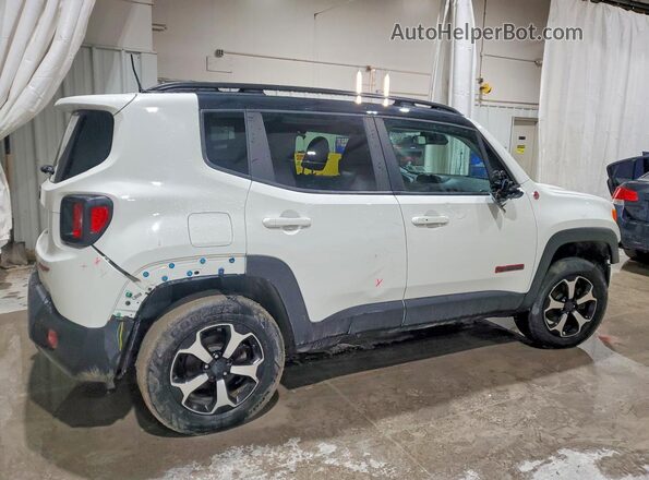 ZACNJDC12MPM40619 2021 JEEP RENEGADE White უკანა მარჯვენა