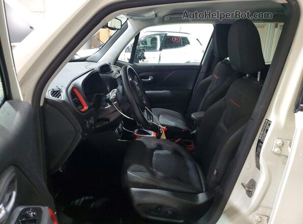 ZACNJDC12MPM40619 2021 JEEP RENEGADE White წინა სალონის ხედი