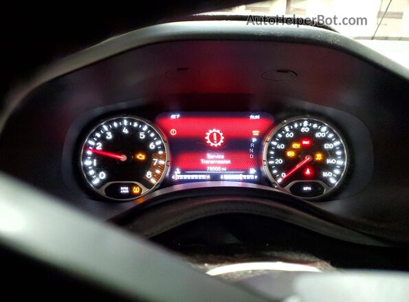 ZACNJDC12MPM40619 2021 JEEP RENEGADE White ხელსაწყოთა პანელის ხედი