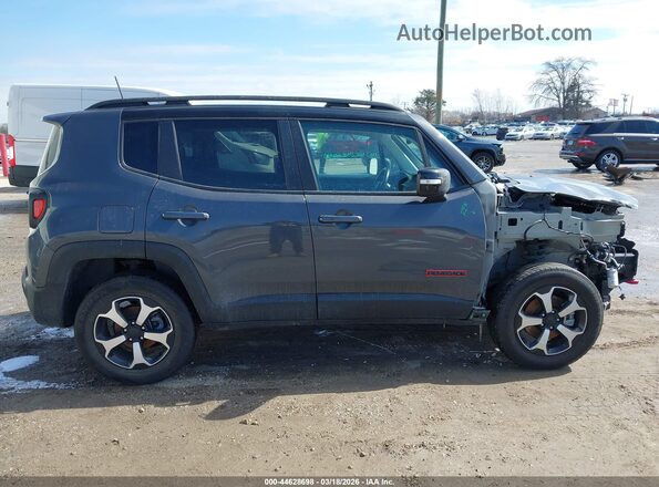 ZACNJDC12NPP01670 2022 JEEP RENEGADE Gray Вид задньої частини салону