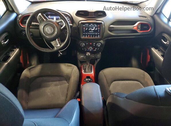 ZACNJDC14MPM50553 2021 JEEP RENEGADE White წინა პანელის ხედი