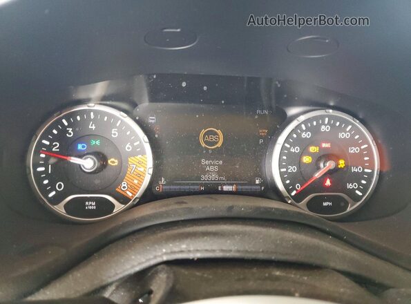 ZACNJDC16PPP38983 2023 JEEP RENEGADE Black Widok zestawu wskaźników