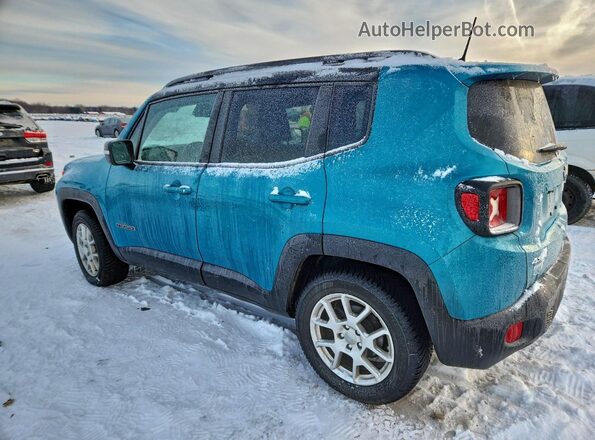 ZACNJDD13MPM09684 2021 JEEP RENEGADE Turquoise Rear left