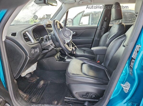 ZACNJDD13MPM09684 2021 JEEP RENEGADE Turquoise Front interior view