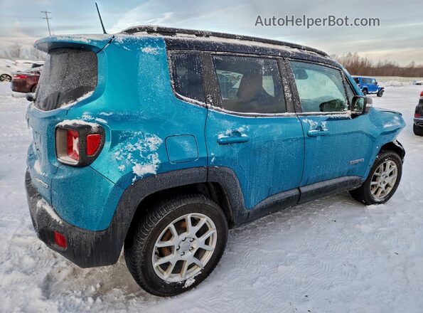 ZACNJDD13MPM09684 2021 JEEP RENEGADE Turquoise Rear right