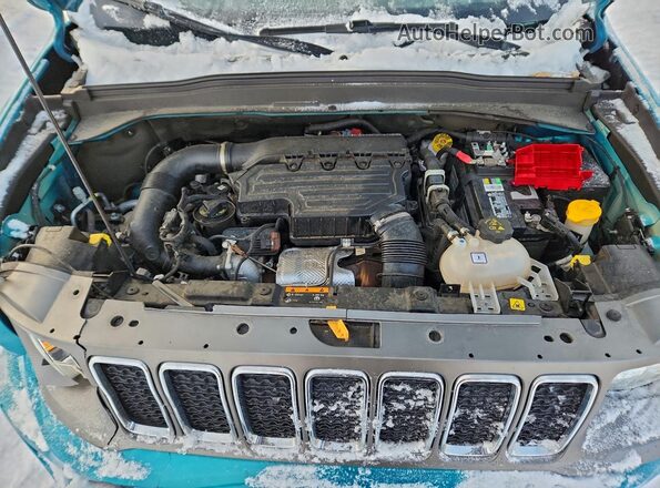 ZACNJDD13MPM09684 2021 JEEP RENEGADE Turquoise Rear interior view