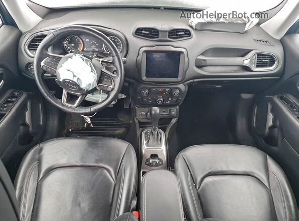 ZACNJDD13MPM09684 2021 JEEP RENEGADE Turquoise Dashboard view