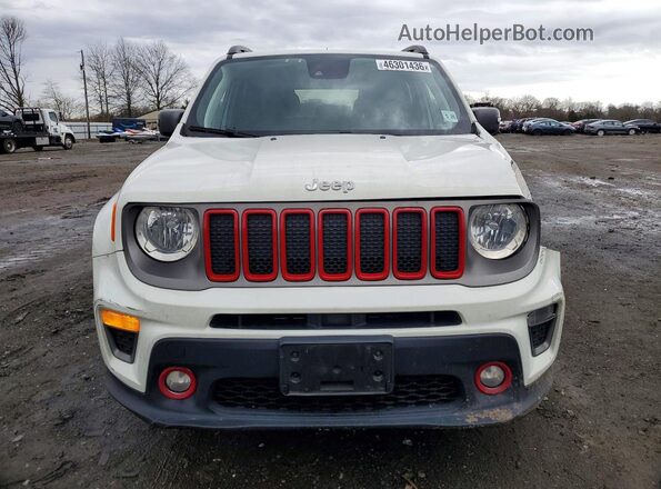 ZACNJDD13MPM45214 2021 JEEP RENEGADE White წინა ხედი