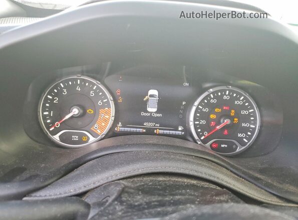 ZACNJDD18MPN32560 2021 JEEP RENEGADE White Instrument cluster view