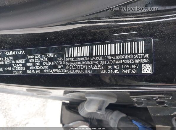 ZACPDFCW1R3A35392 2024 DODGE OTHER Black Vista del compartimento del motor