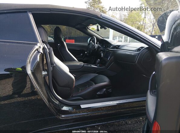 ZAM45VMA8G0167344 2016 MASERATI GRANTURISM Black Вид салону спереду