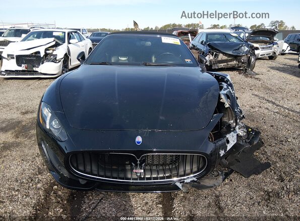 ZAM45VMA8G0167344 2016 MASERATI GRANTURISM Black Вид задньої частини салону