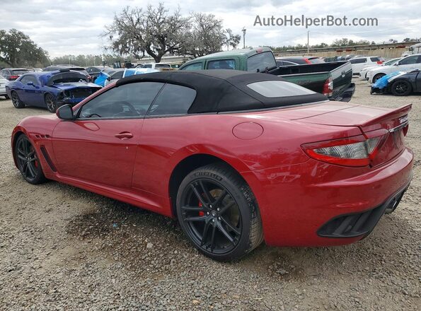 ZAM45VMAXG0174084 2016 MASERATI GRANTURISM Red Задня ліва чверть