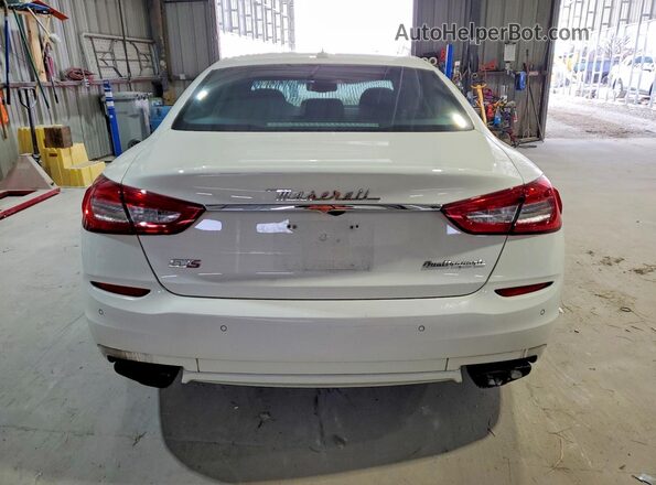 ZAM56PPA5G1165649 2016 MASERATI QUATTROPOR White Vista trasera