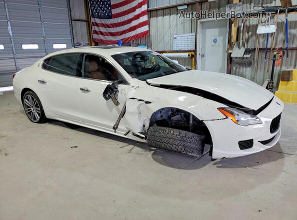 ZAM56PPA5G1165649 2016 MASERATI QUATTROPOR White Delantero derecho