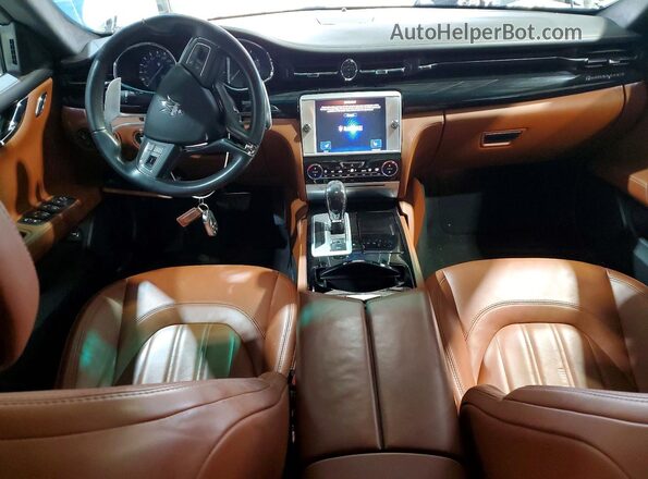 ZAM56PPA5G1165649 2016 MASERATI QUATTROPOR White Vista del salpicadero