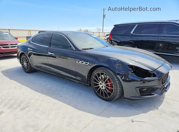 ZAM56PPS2H1235523 2017 MASERATI QUATTROPOR Black წინა მარჯვენა