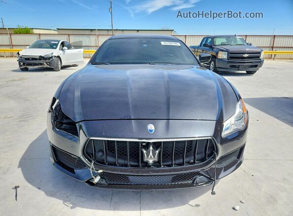ZAM56PPS2H1235523 2017 MASERATI QUATTROPOR Black წინა ხედი