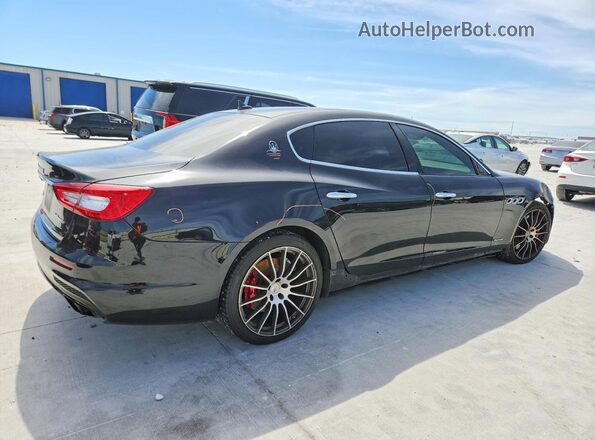 ZAM56PPS2H1235523 2017 MASERATI QUATTROPOR Black უკანა მარჯვენა
