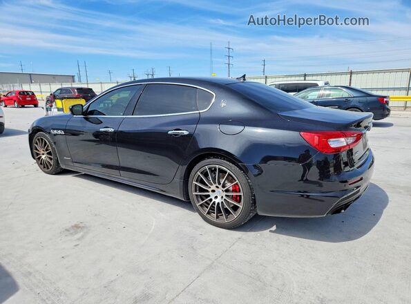 ZAM56PPS2H1235523 2017 MASERATI QUATTROPOR Black უკანა მარცხენა