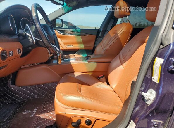ZAM56RRA7G1185992 2016 MASERATI QUATTROPOR Blue Vista interior delantera