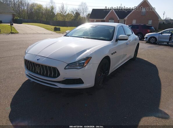 ZAM56YPL3J1281477 2018 MASERATI QUATTROPOR White Vista tres cuartos delantera izquierda