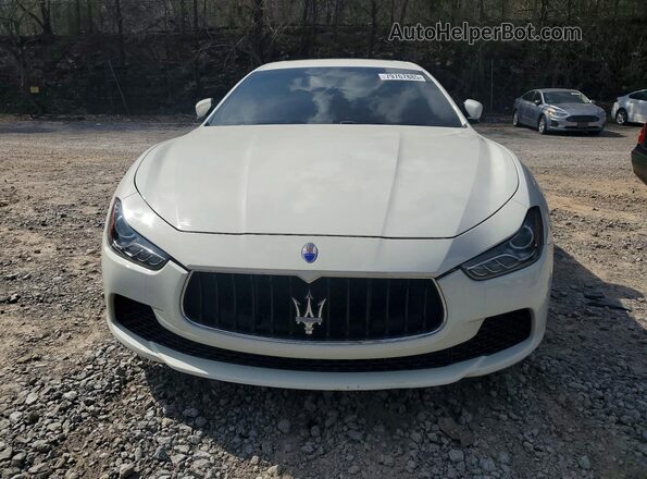 ZAM57RSA1G1190807 2016 MASERATI GHIBLI White Вид спереду