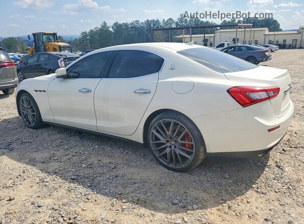 ZAM57RSA1G1190807 2016 MASERATI GHIBLI White Задня ліва чверть