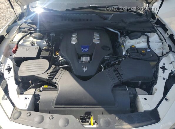 ZAM57RSA1G1190807 2016 MASERATI GHIBLI White Вид задньої частини салону