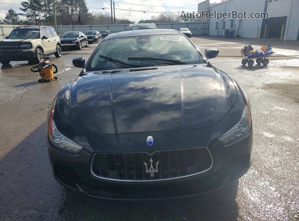 ZAM57RSA5H1218917 2017 MASERATI GHIBLI Black Դիմացի տեսք