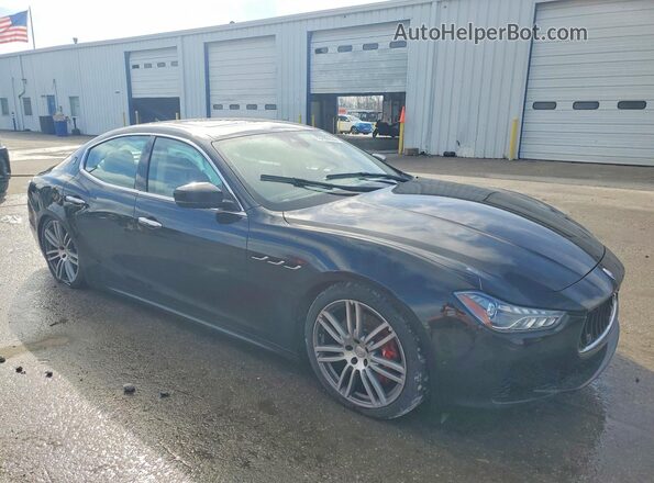 ZAM57RSA5H1218917 2017 MASERATI GHIBLI Black Առջևի աջ