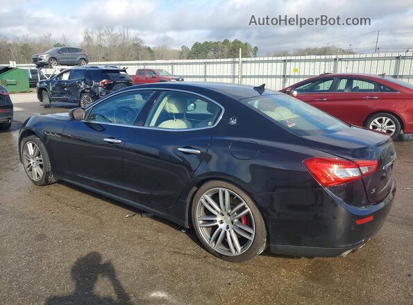 ZAM57RSA5H1218917 2017 MASERATI GHIBLI Black Հետևի ձախ